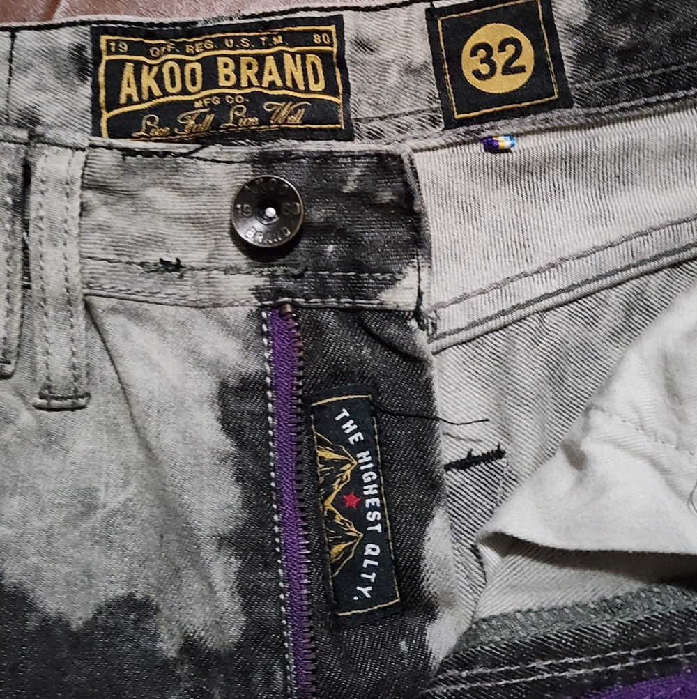 NWOT ... Akoo Jeans Pants - Picture 8 of 11